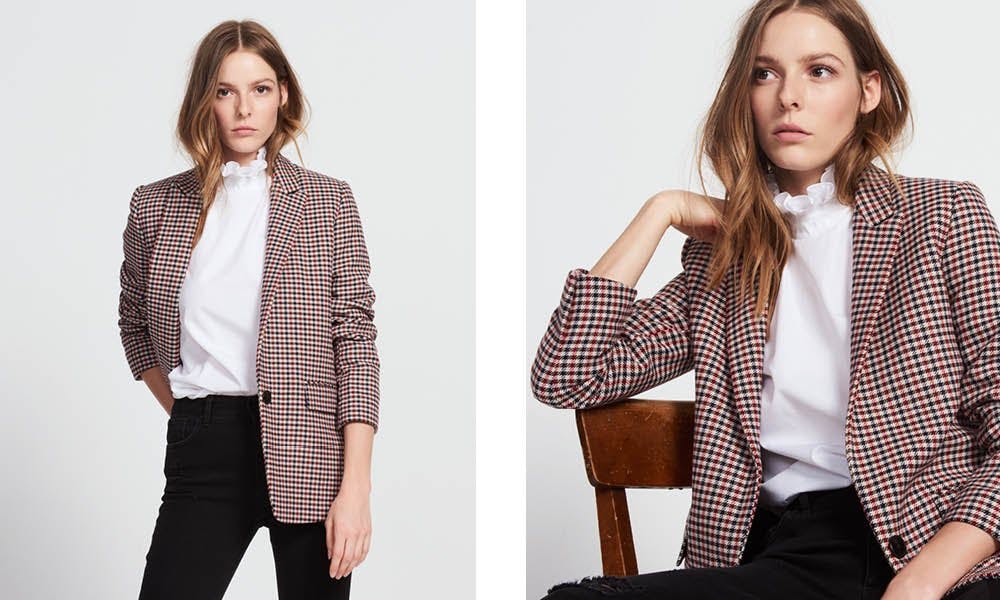 11 Double Breasted Check Blazers We d Do Bad Things For